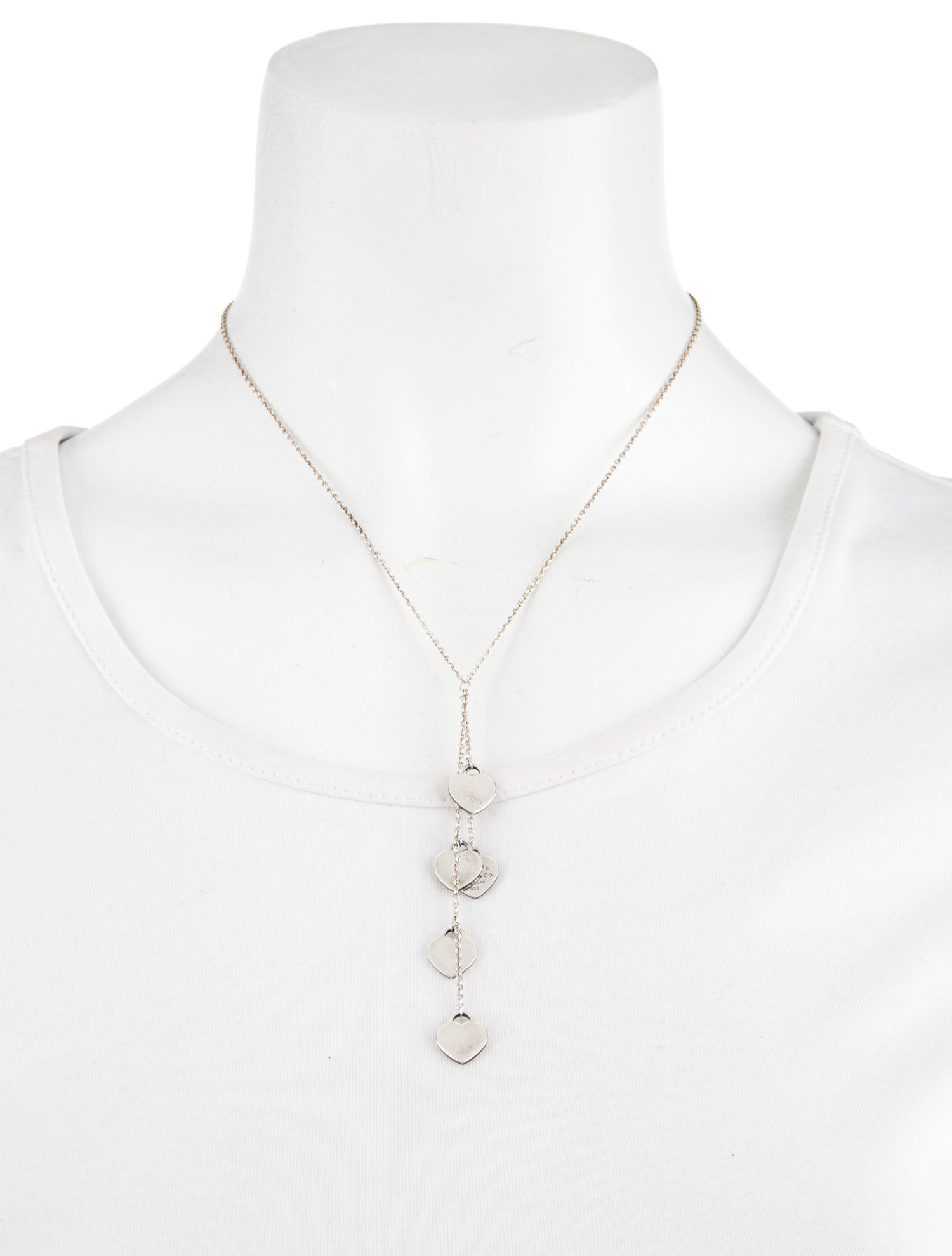 Tiffany & Co. Multi-Heart Lavalier Necklace