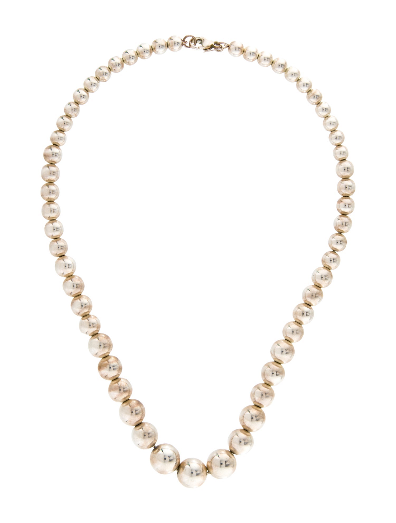 Tiffany & Co. Graduated Ball Necklace