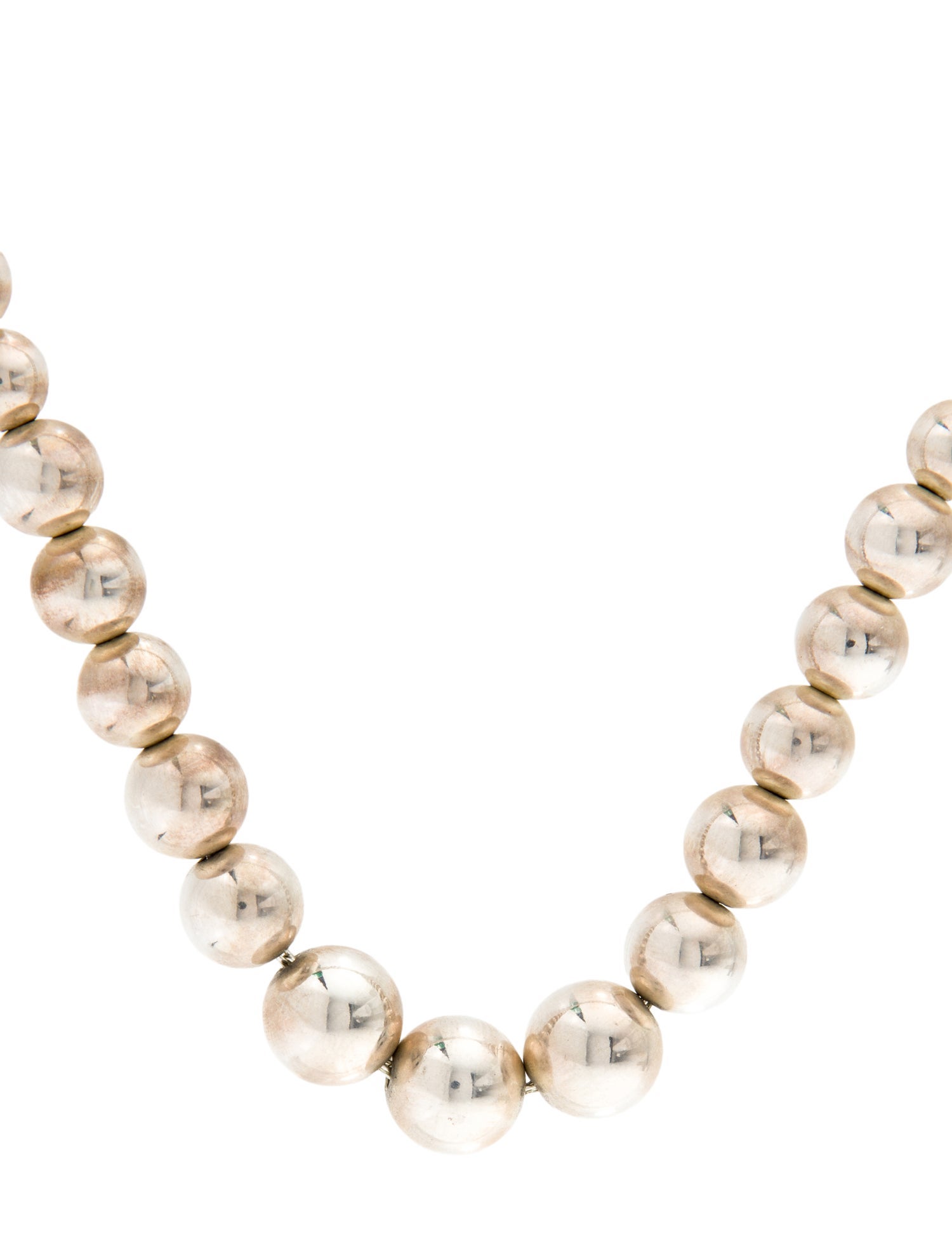 Tiffany & Co. Graduated Ball Necklace