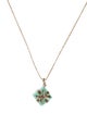 Tiffany & Co. Enamel Blue Box Pendant Necklace
