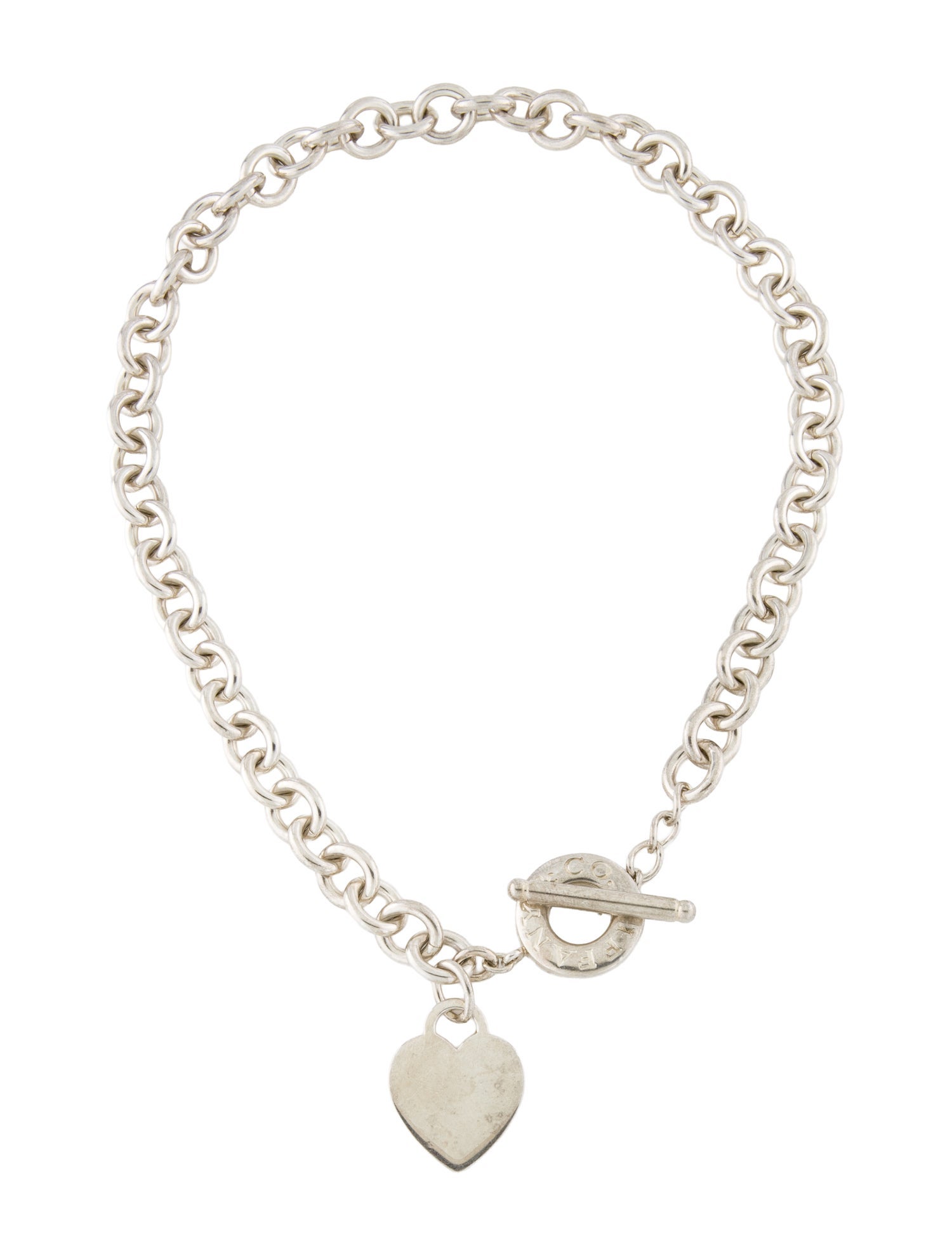 Tiffany & Co. Heart Tag Toggle Necklace
