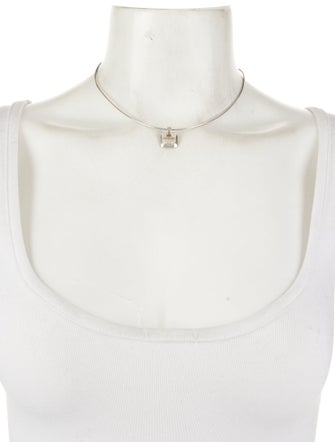 Tiffany & Co. Cross Cutout Pendant Necklace