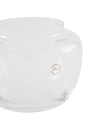 Tiffany & Co. Crystal Bee Bowl
