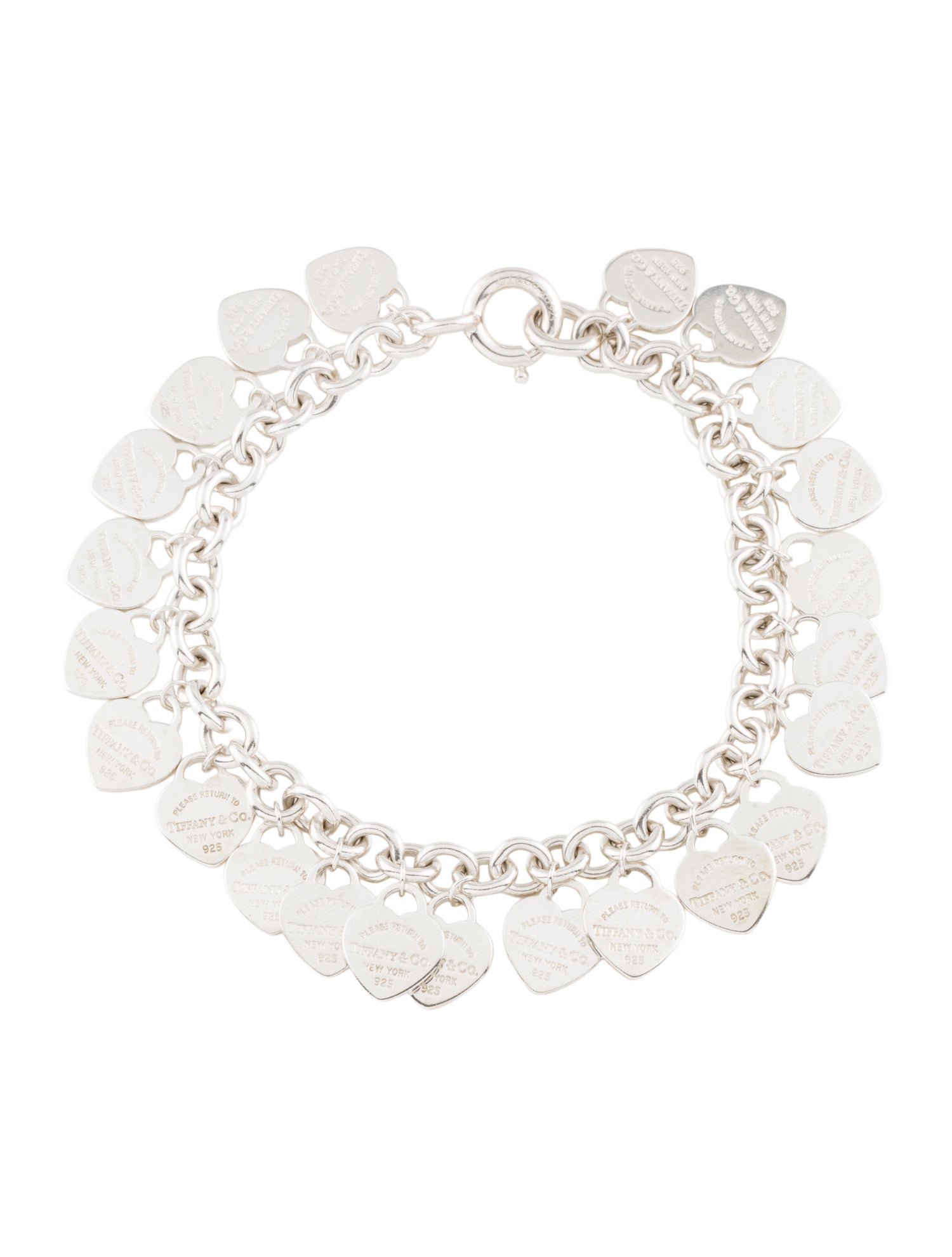 Tiffany & Co. Multi Heart Tag Bracelet