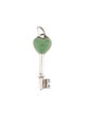 Tiffany & Co. Enamel Heart Key Charm Pendant