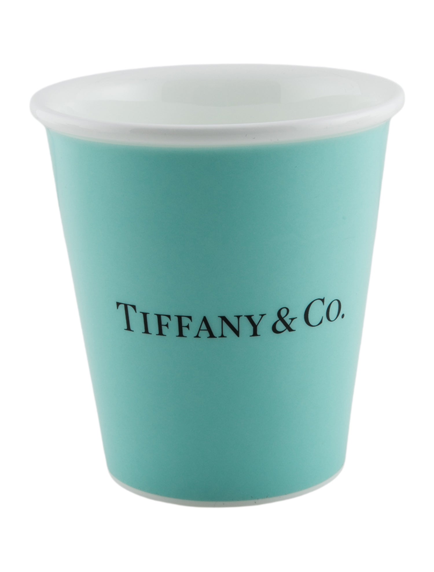 Tiffany & Co. Fine Bone China "Paper Cup" Paperweight