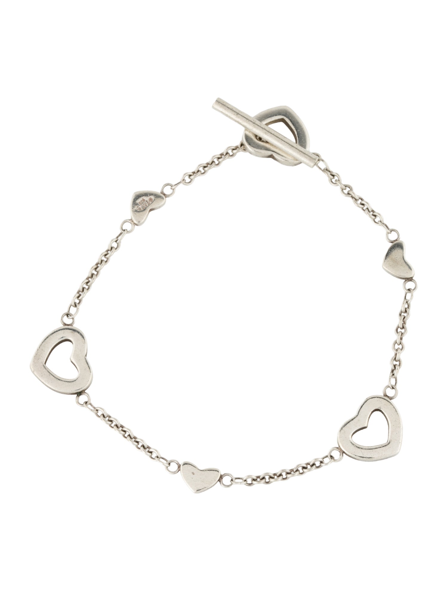 Tiffany & Co. Heart Station Toggle Bracelet