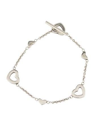 Tiffany & Co. Heart Station Toggle Bracelet