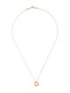 Tiffany & Co. 18k Diamond Open Heart Pendant Necklace