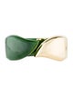 Tiffany & Co. 18K Nephrite Jade Hinged Cuff Bracelet
