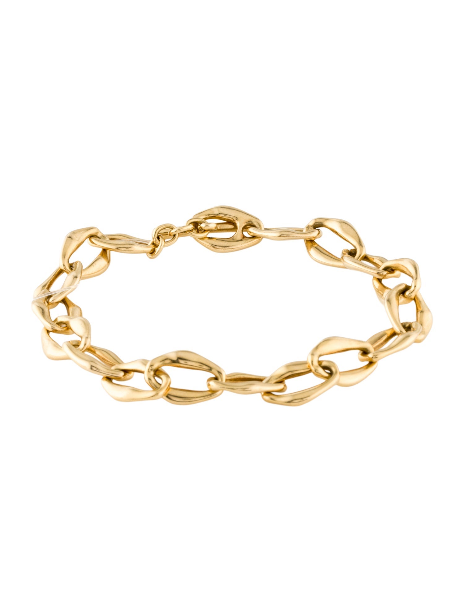 Tiffany & Co. 18K Aegean Link Toggle Bracelet