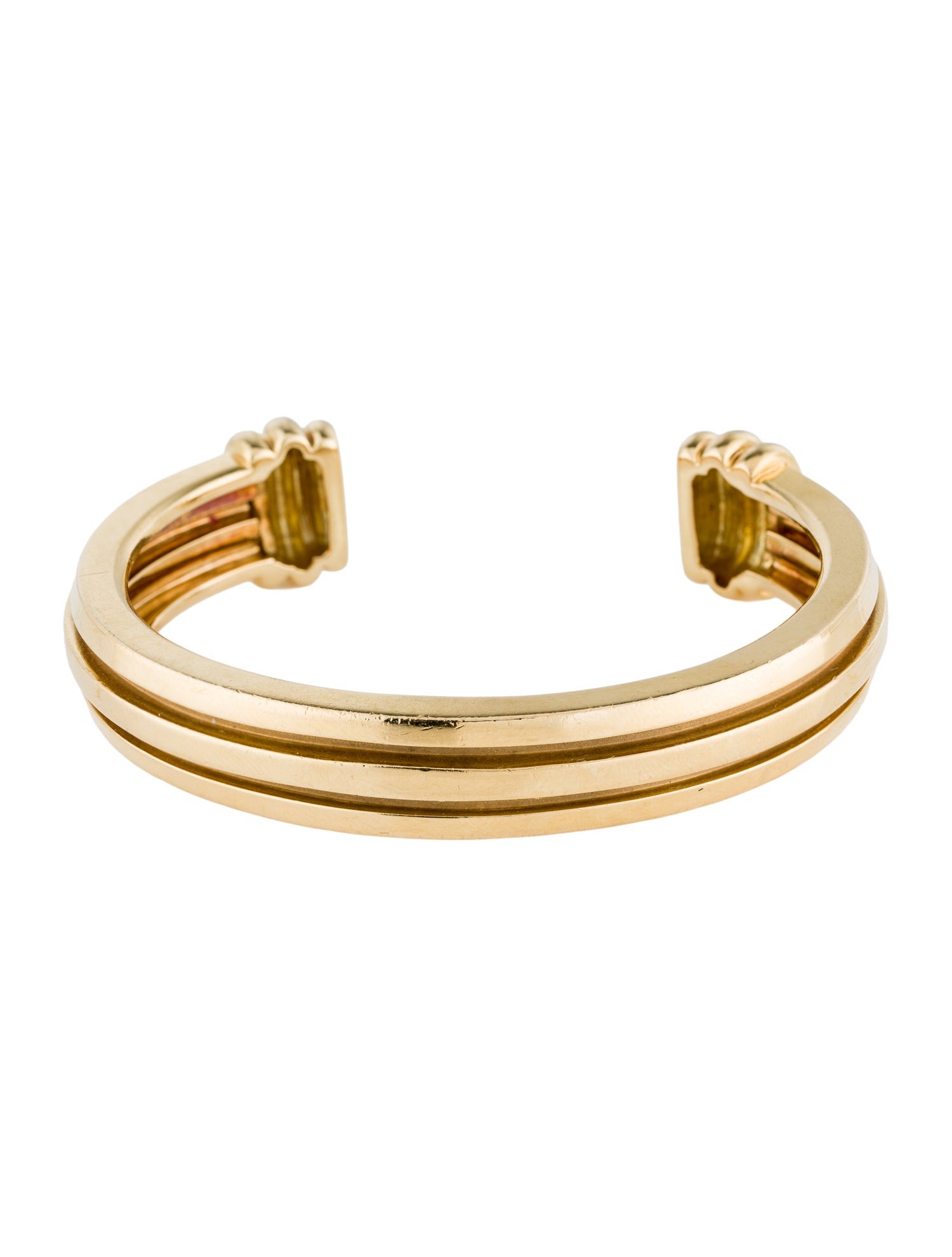 Tiffany & Co. Vintage 18K Groove Cuff