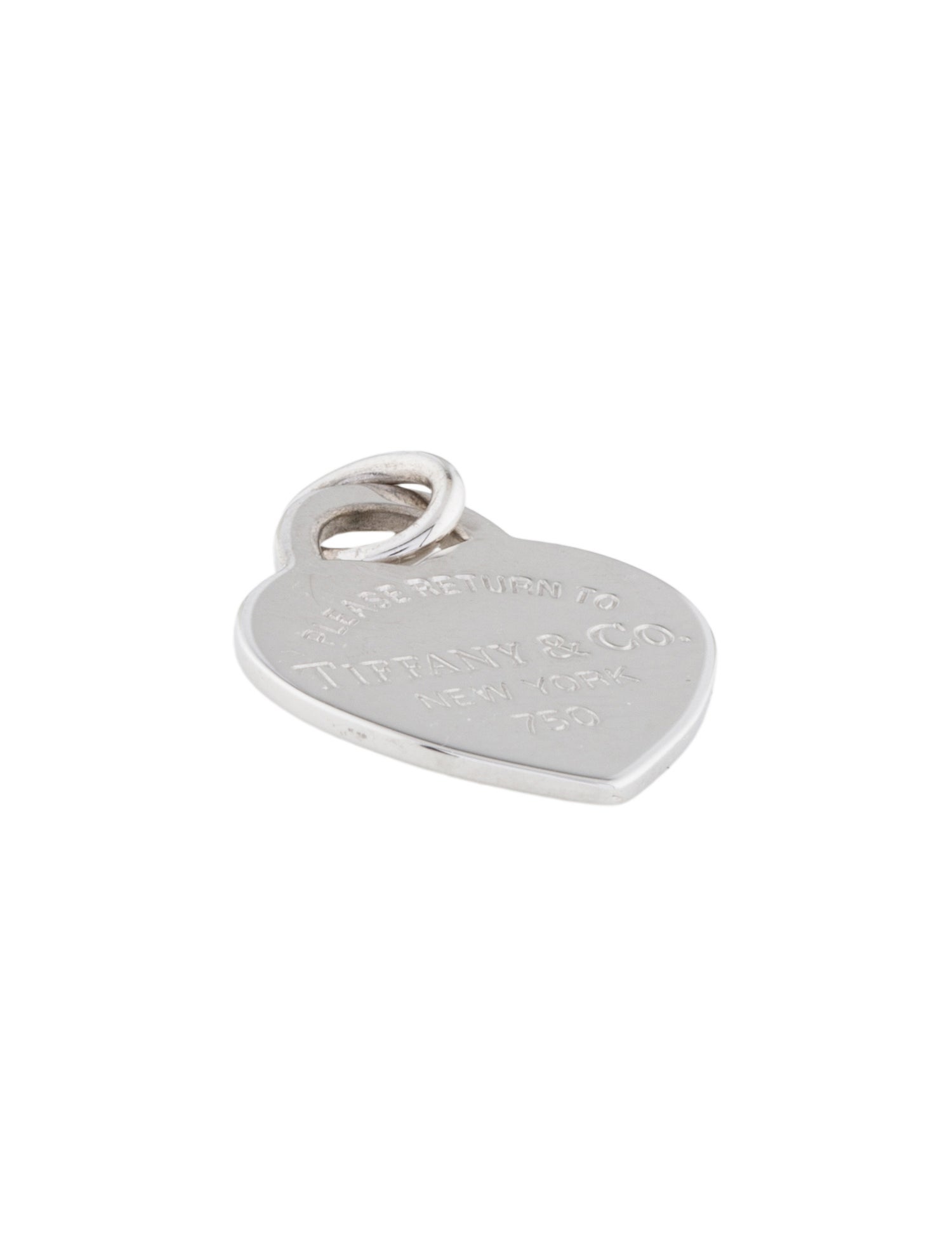 Tiffany & Co. 18K Heart Tag Charm Pendant