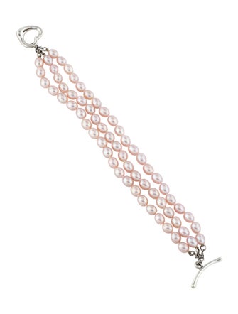 Tiffany & Co. Pearl Three-Row Bead Strand Bracelet