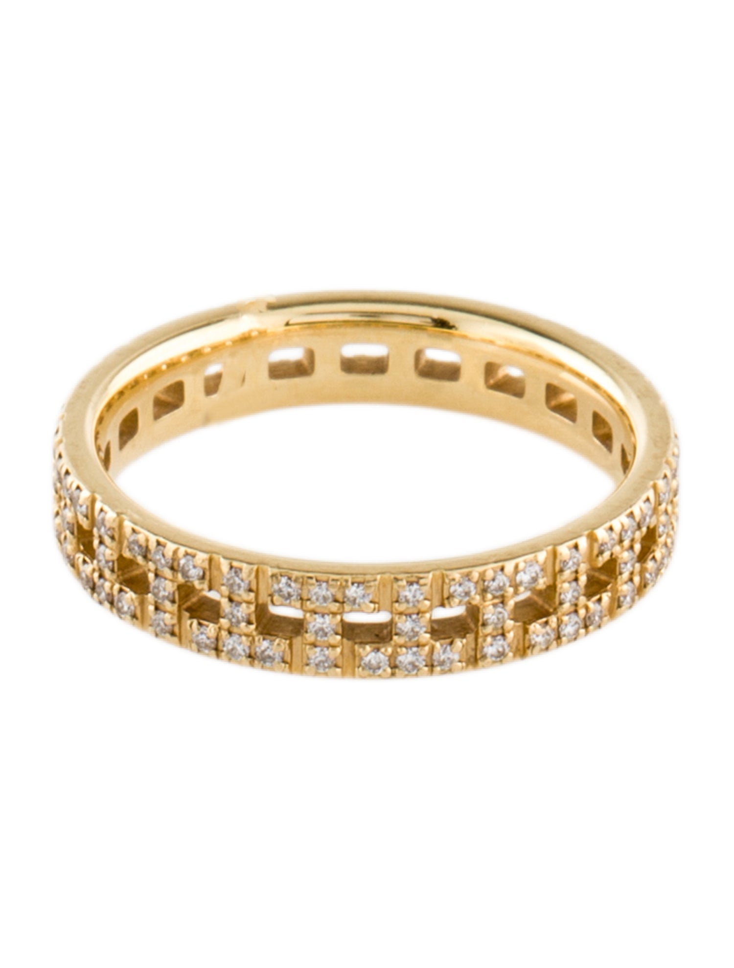 Tiffany & Co. 18K Diamond True Narrow Ring
