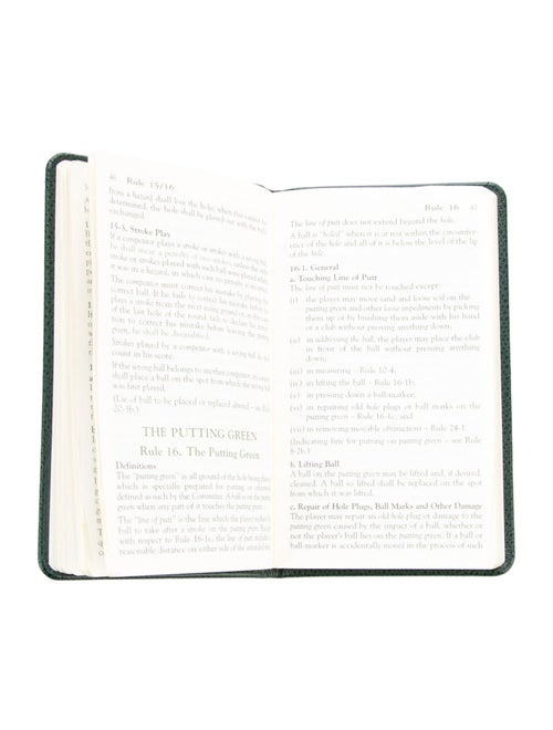 Tiffany & Co. Rules of Golf Book