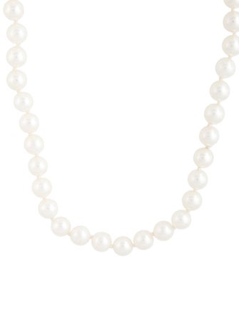 Tiffany & Co. 18K Pearl Signature X Necklace