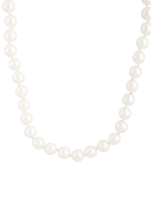 Tiffany & Co. 18K Pearl Signature X Necklace