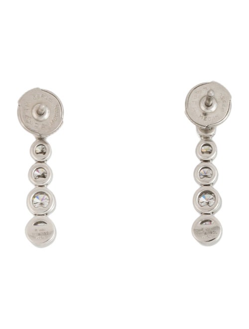 Tiffany & Co. Platinum 1.05ct Diamond Jazz Graduated Drop Earrings