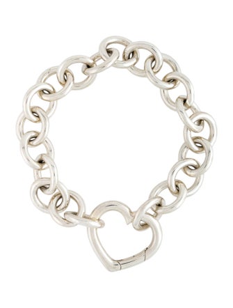 Tiffany & Co. Heart Clasp Link Bracelet