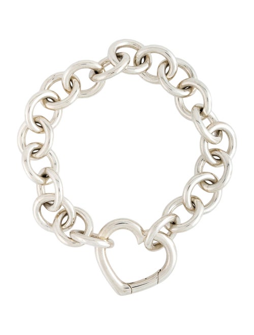Tiffany & Co. Heart Clasp Link Bracelet