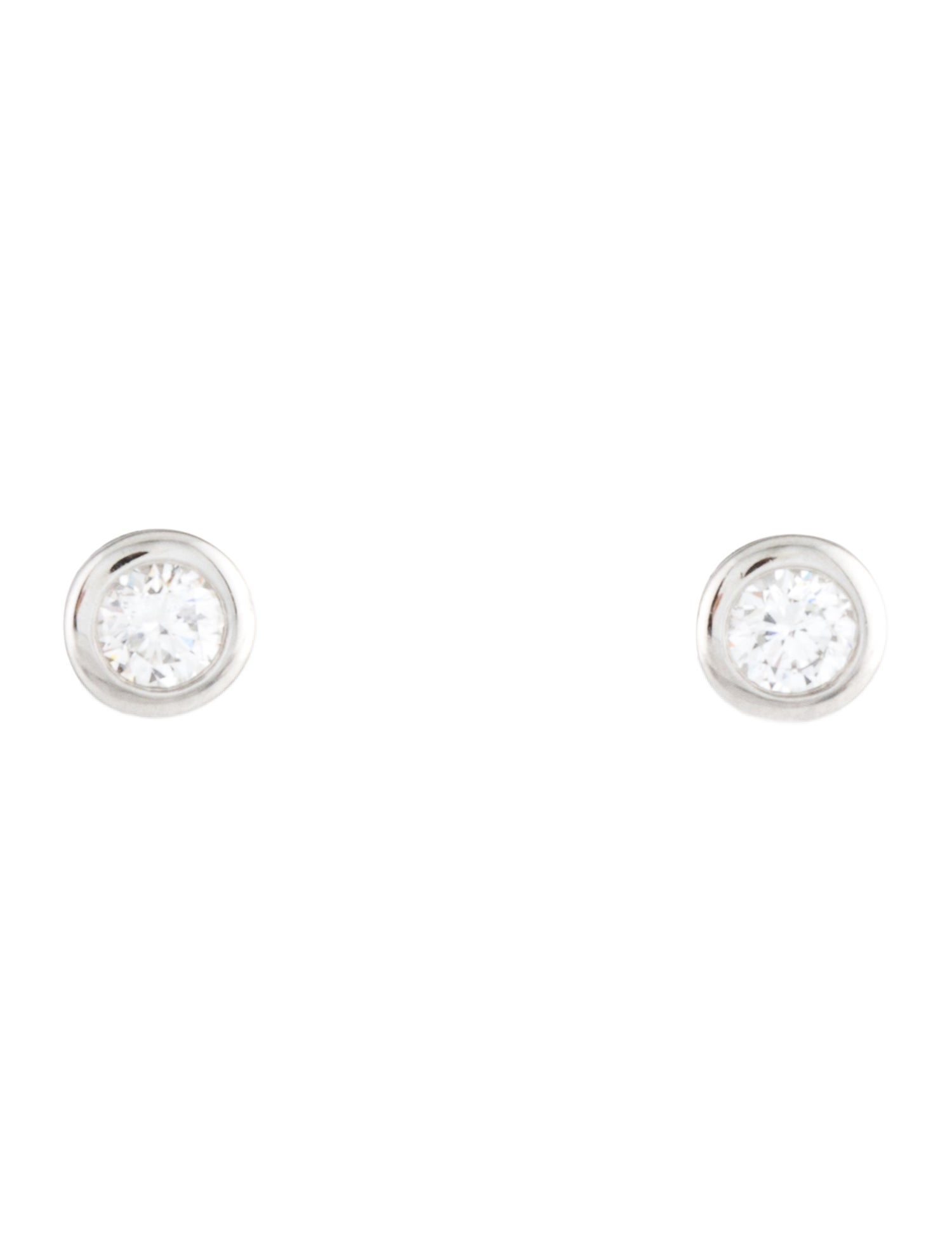 Tiffany & Co. Platinum Diamonds by the Yard Stud Earrings