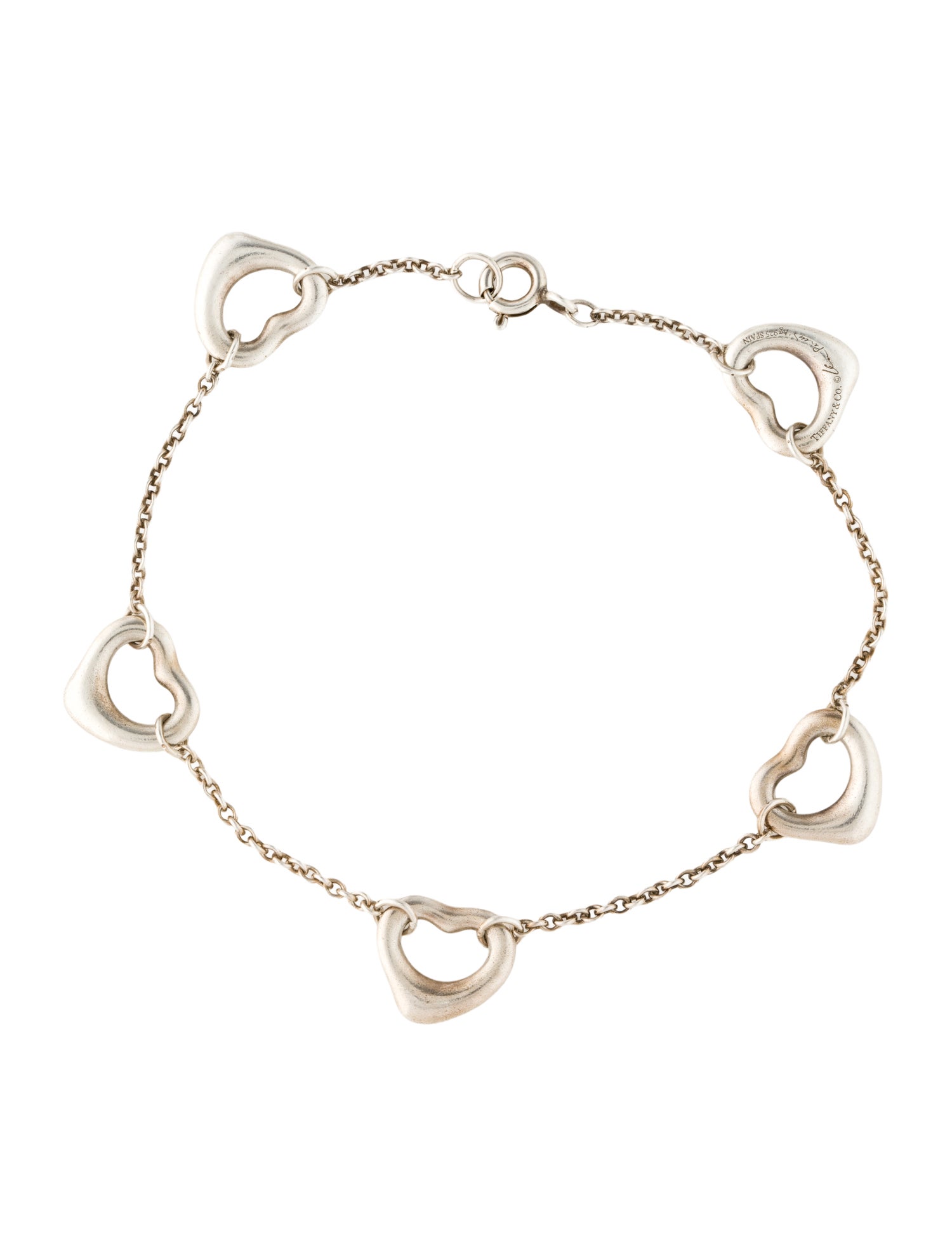 Tiffany & Co. Open Heart Station Bracelet