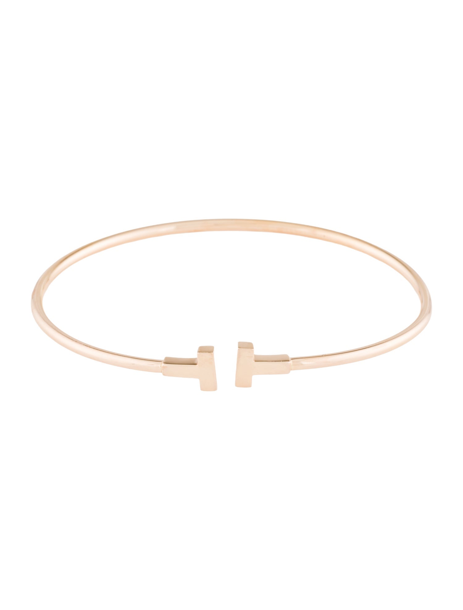 Tiffany & Co. 18K Narrow Wire Cuff Bracelet