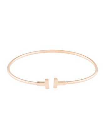 Tiffany & Co. 18K Narrow Wire Cuff Bracelet