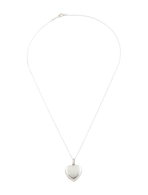 Tiffany & Co. Heart Locket Pendant Necklace