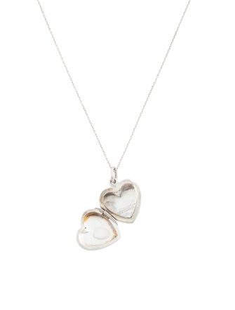 Tiffany & Co. Heart Locket Pendant Necklace