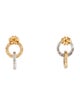 Tiffany & Co. Two-Tone Interlocking Circle Drop Earrings