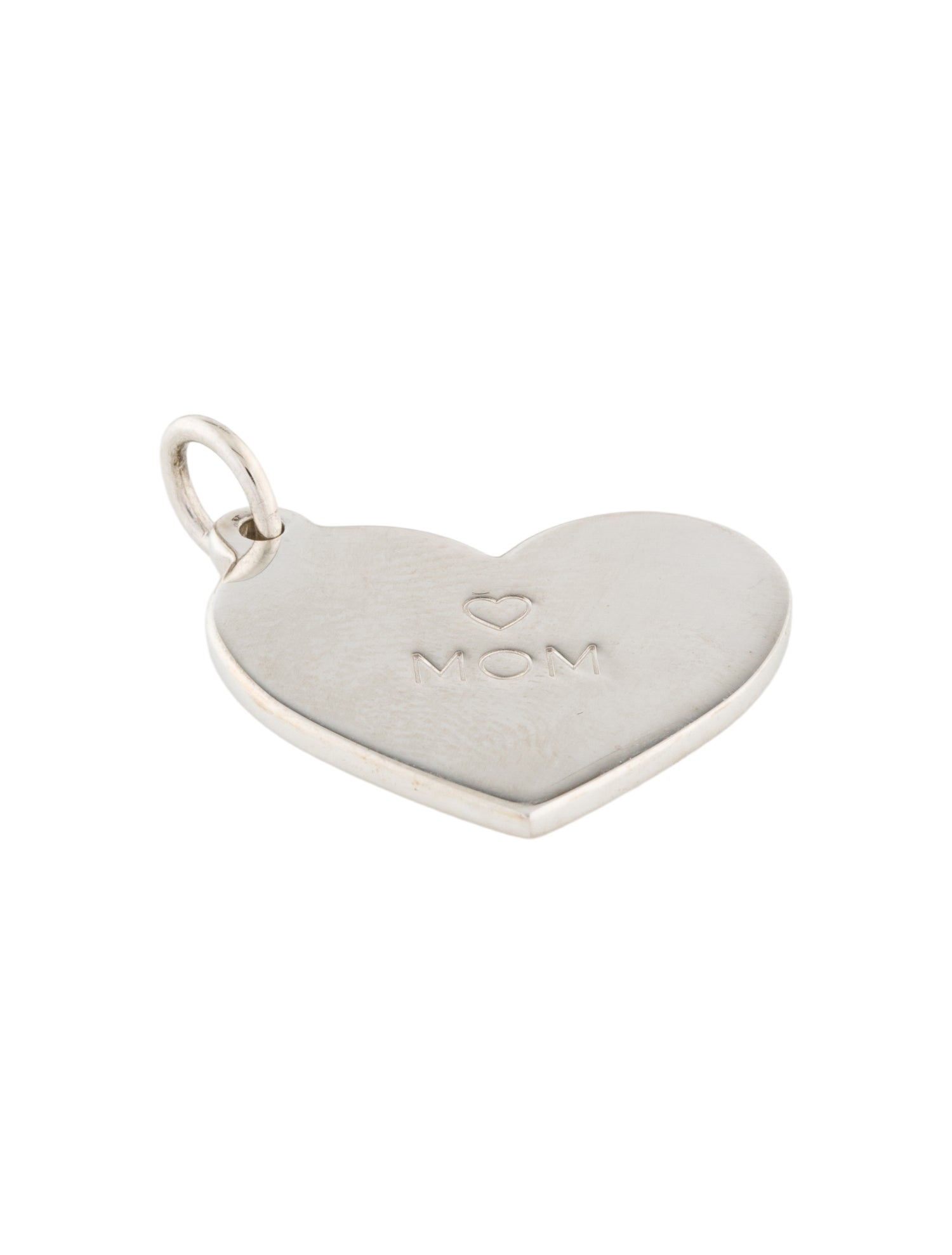 Tiffany & Co. Mom Medium Heart Tag Pendant