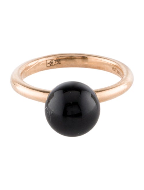 Tiffany & Co. 18K Onyx HardWear Ball Ring