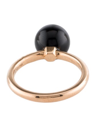 Tiffany & Co. 18K Onyx HardWear Ball Ring