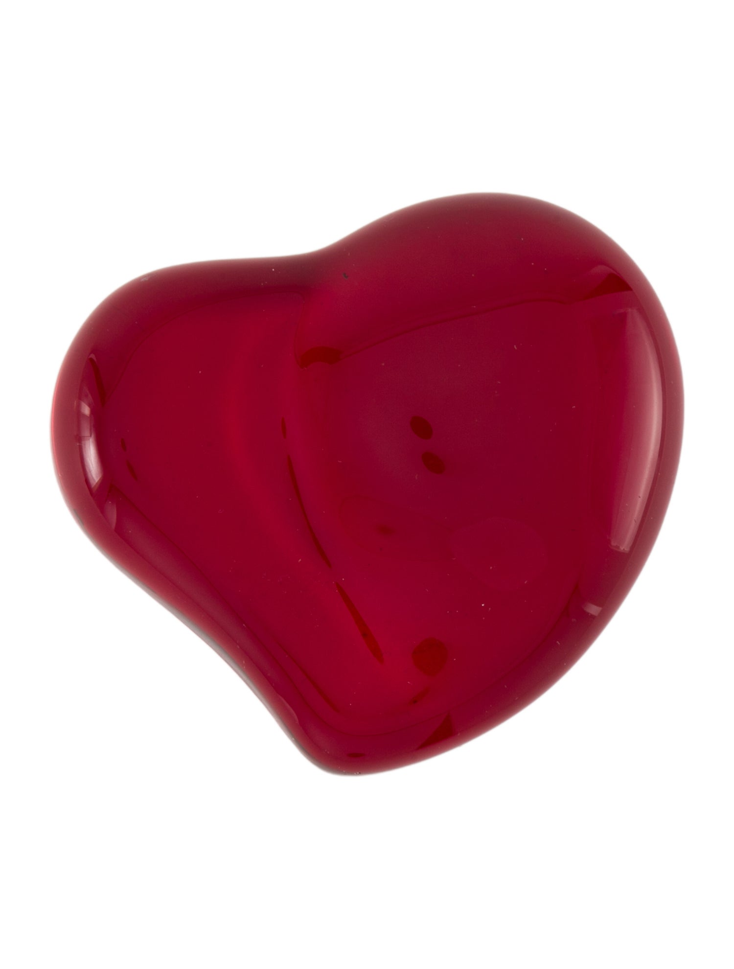 Tiffany & Co. Elsa Peretti Crystal Heart Paperweight