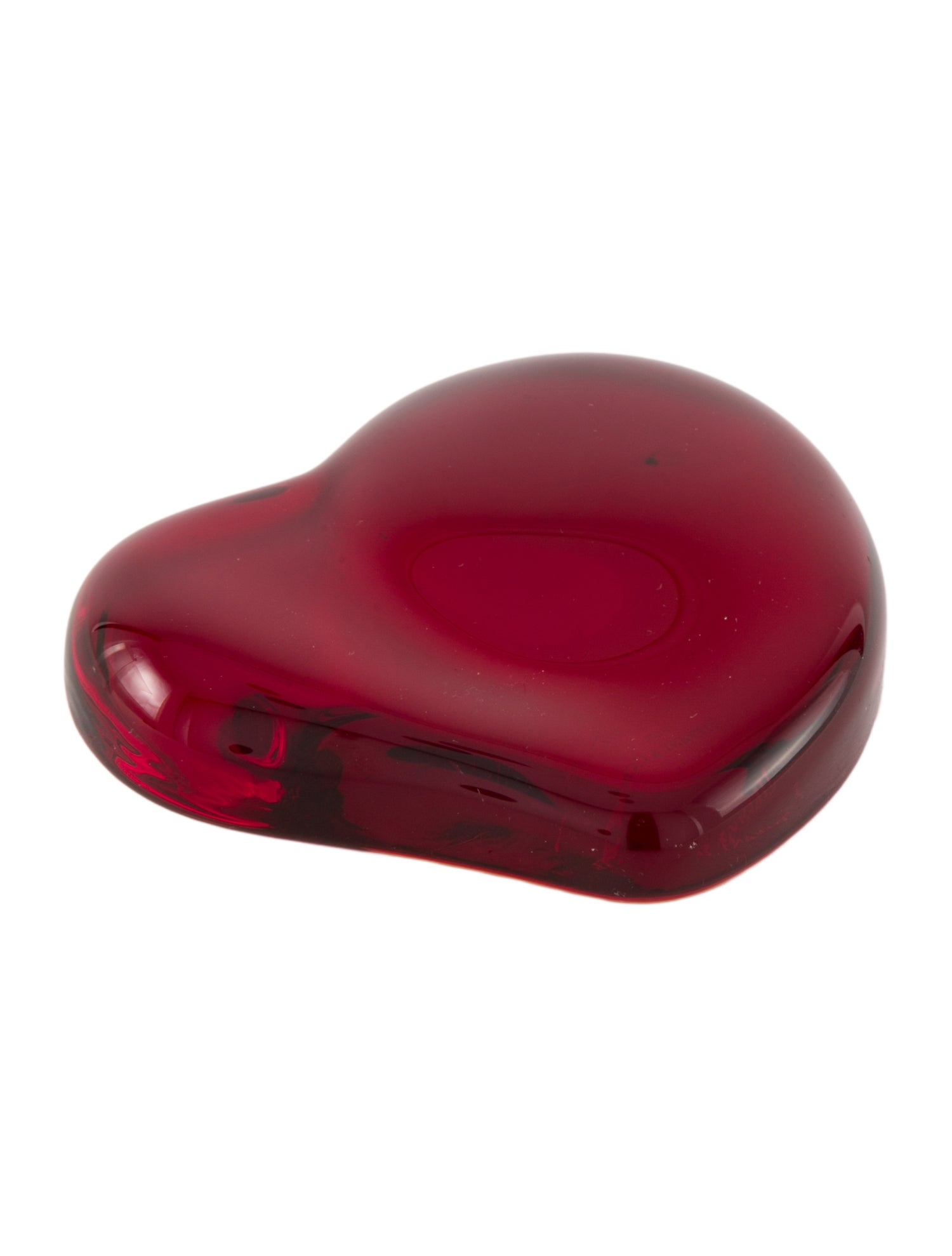 Tiffany & Co. Elsa Peretti Crystal Heart Paperweight