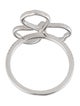 Tiffany & Co. Platinum Diamond Open Flower Ring