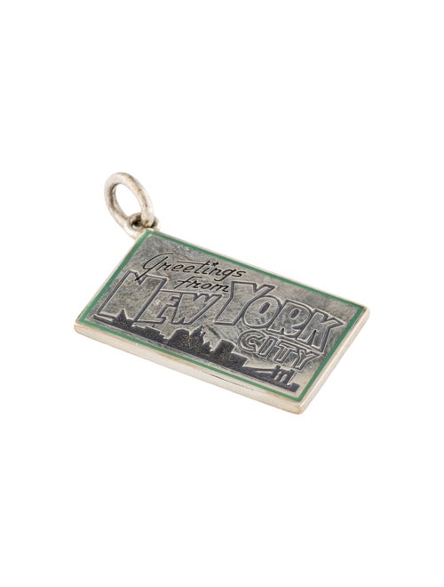Tiffany & Co. Enamel 'Greetings from New York City' Postcard Charm