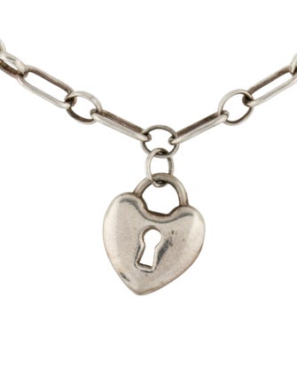 Tiffany & Co. Heart Lock Charm Bracelet