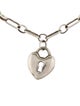 Tiffany & Co. Heart Lock Charm Bracelet