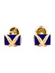 Tiffany & Co. Vintage 18K Enamel 'X' Cufflinks