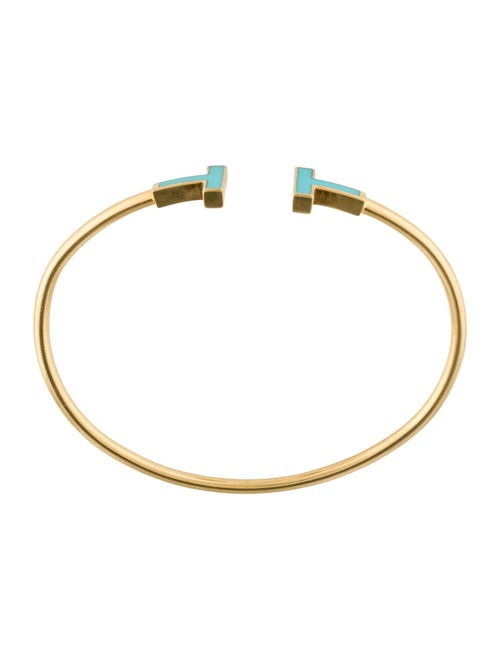 Tiffany & Co. 18K Turquoise Wire Bracelet