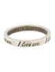 Tiffany & Co. 'I Love You' Notes Band