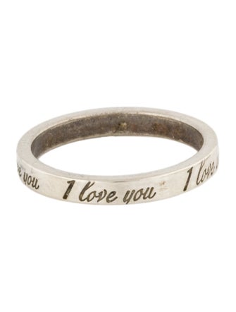 Tiffany & Co. 'I Love You' Notes Band
