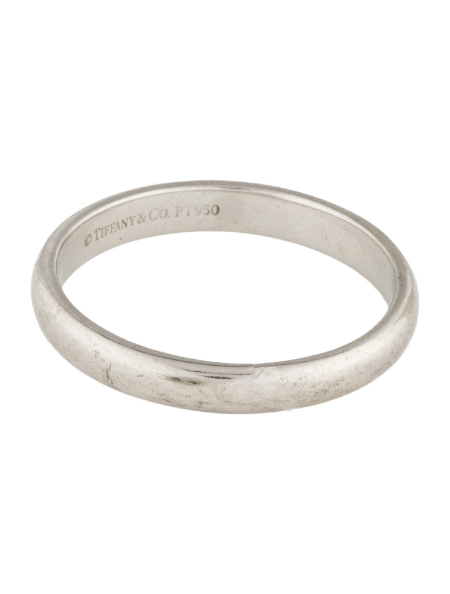 Tiffany & Co. Platinum Forever Wedding Band Ring