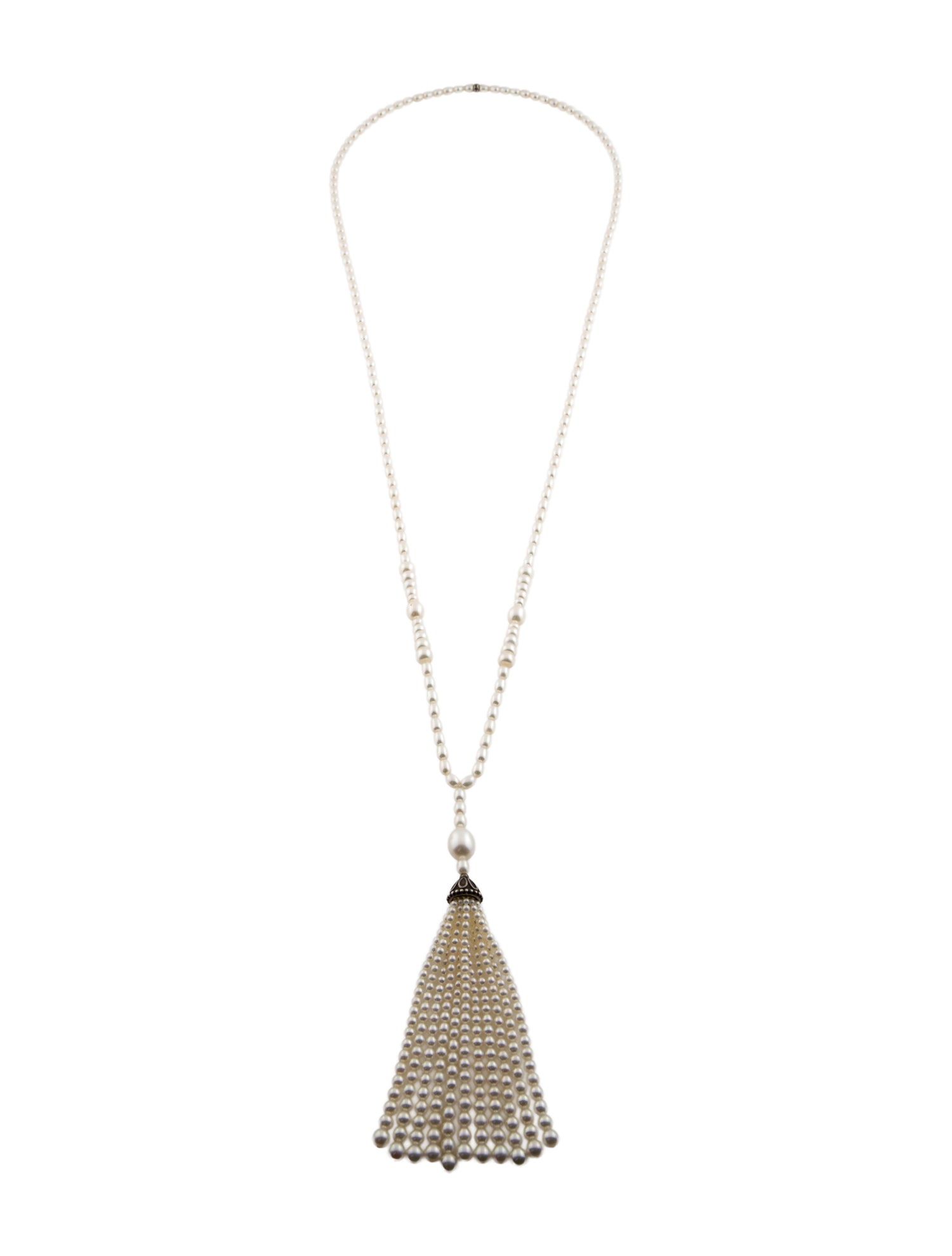 Tiffany & Co. Pearl Tassel Necklace