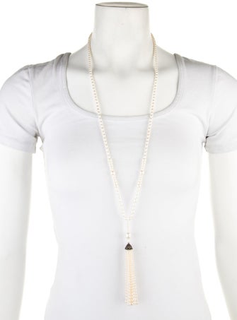 Tiffany & Co. Pearl Tassel Necklace