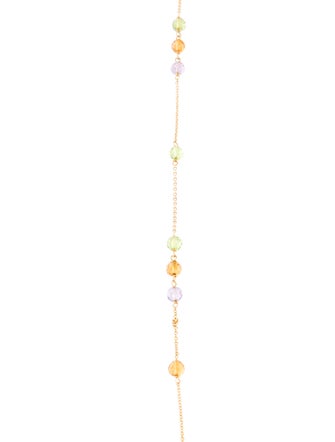 Tiffany & Co. 18K Amethyst, Citrine & Peridot Garden Station Necklace