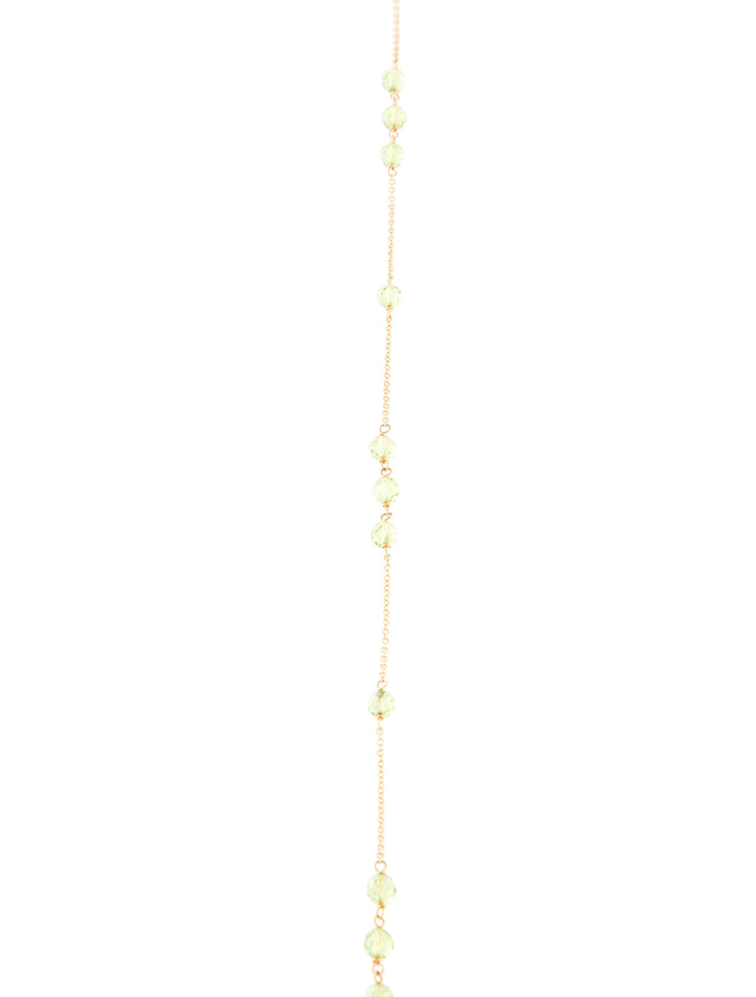Tiffany & Co. 18K Peridot Bead Garden Necklace